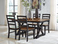 Mesa de comedor Wildenauer y 4 sillas