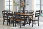 Mesa de comedor Wildenauer y 8 sillas