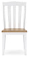 Mesa de comedor Ashbryn y 4 sillas