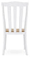 Mesa de comedor Ashbryn y 4 sillas