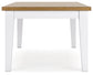 Mesa de comedor Ashbryn y 4 sillas