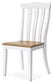 Mesa de comedor Ashbryn y 6 sillas