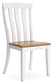 Mesa de comedor Ashbryn y 6 sillas