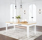 Mesa de comedor Ashbryn y 6 sillas