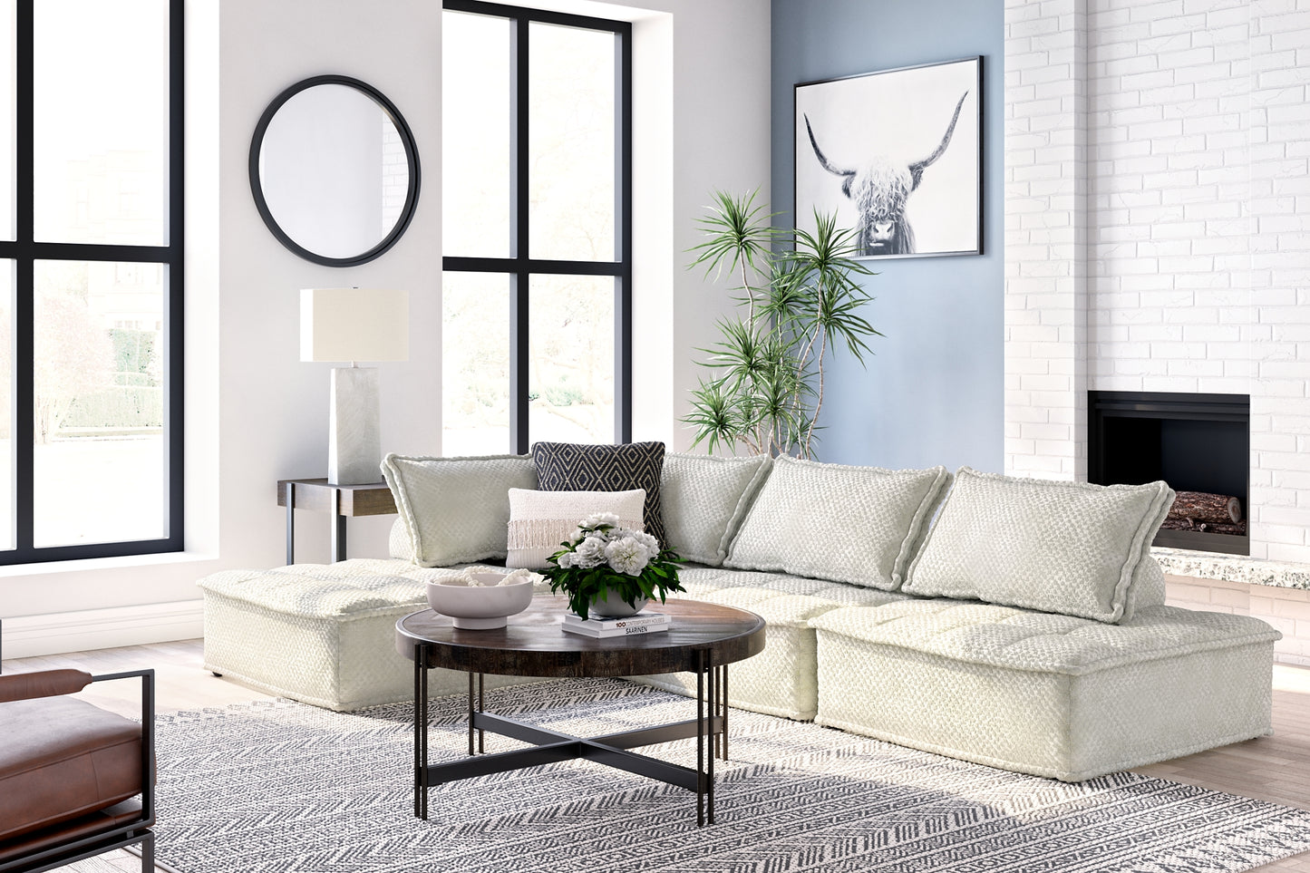 Ashley Express - Asientos modulares de 4 piezas Bales