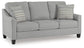 Sofá, loveseat, silla y otomana Adlai