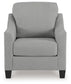 Sofá, loveseat, silla y otomana Adlai