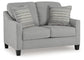 Sofá, loveseat, silla y otomana Adlai