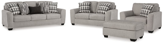 Sofá, loveseat, silla y otomana Avenal Park
