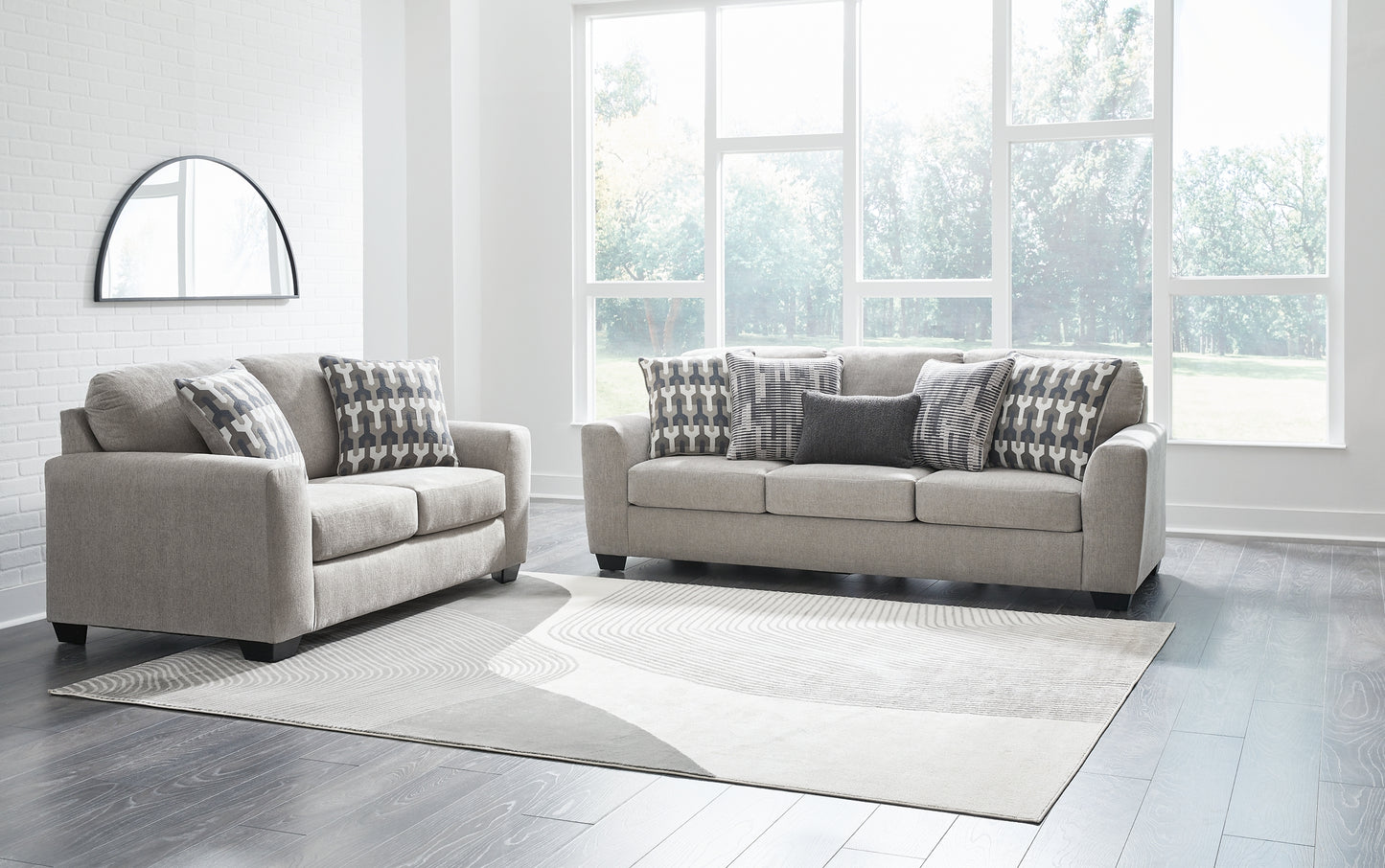 Sofá, loveseat, silla y otomana Avenal Park