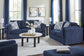 Sofá, loveseat, silla y otomana Evansley