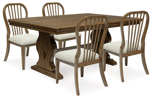 Mesa de comedor Sturlayne y 4 sillas