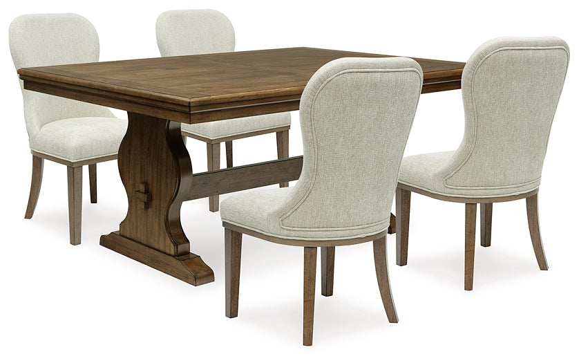 Mesa de comedor Sturlayne y 4 sillas