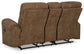 Loveseat doble recreativo Edenwold con consola