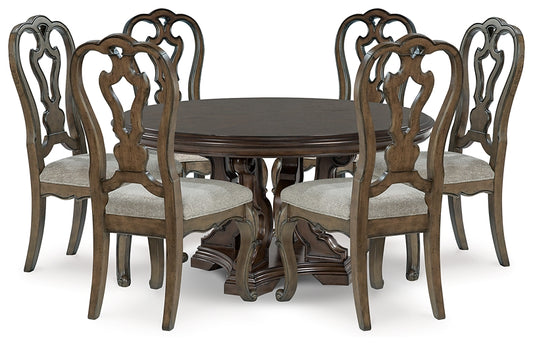 Mesa de comedor Maylee y 6 sillas