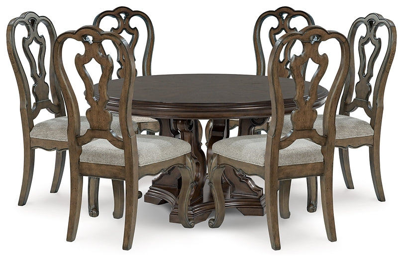 Mesa de comedor Maylee y 6 sillas
