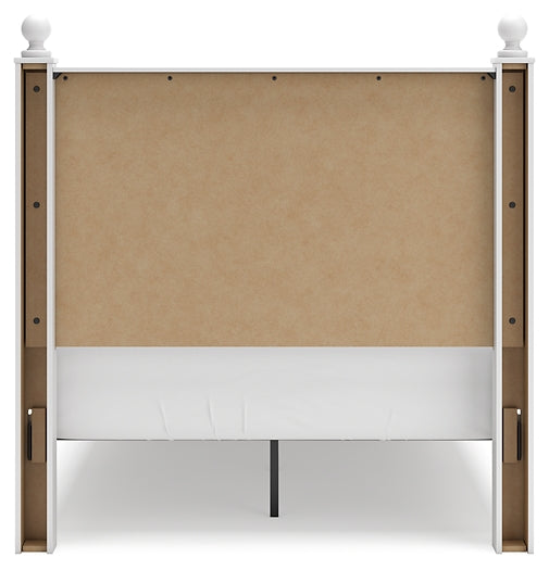Cama con almacenamiento y paneles Mollviney