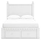 Cama con almacenamiento y paneles Mollviney