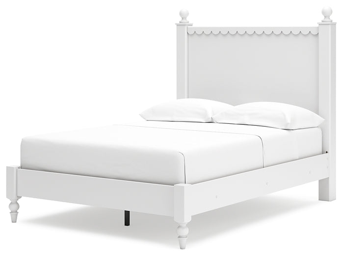 Ashley Express - Cama con paneles Mollviney