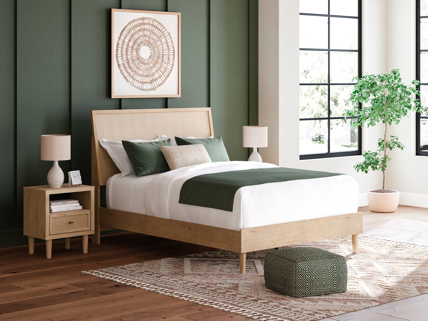 Ashley Express - Cama con paneles Cielden