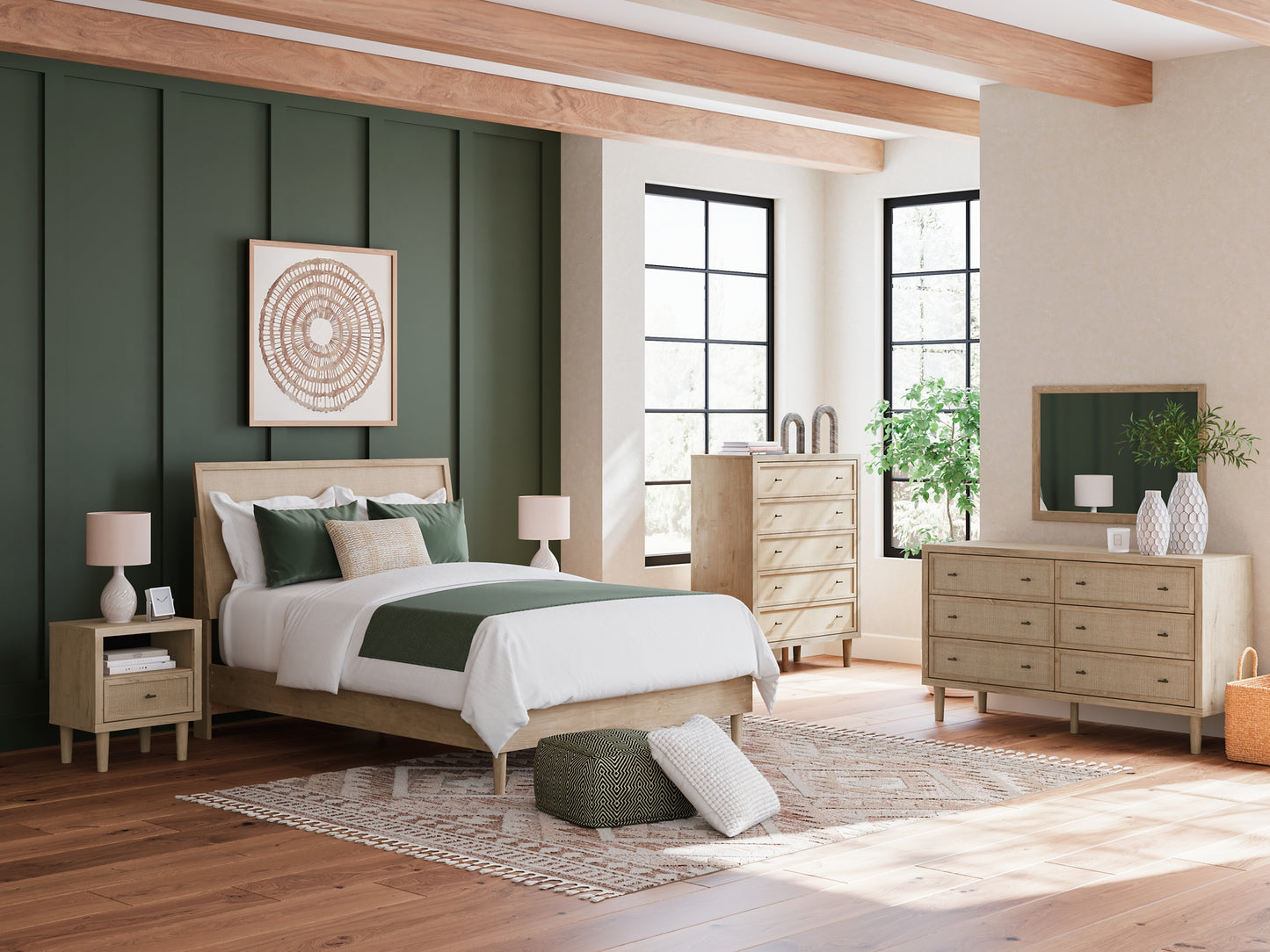Ashley Express - Cama con paneles Cielden