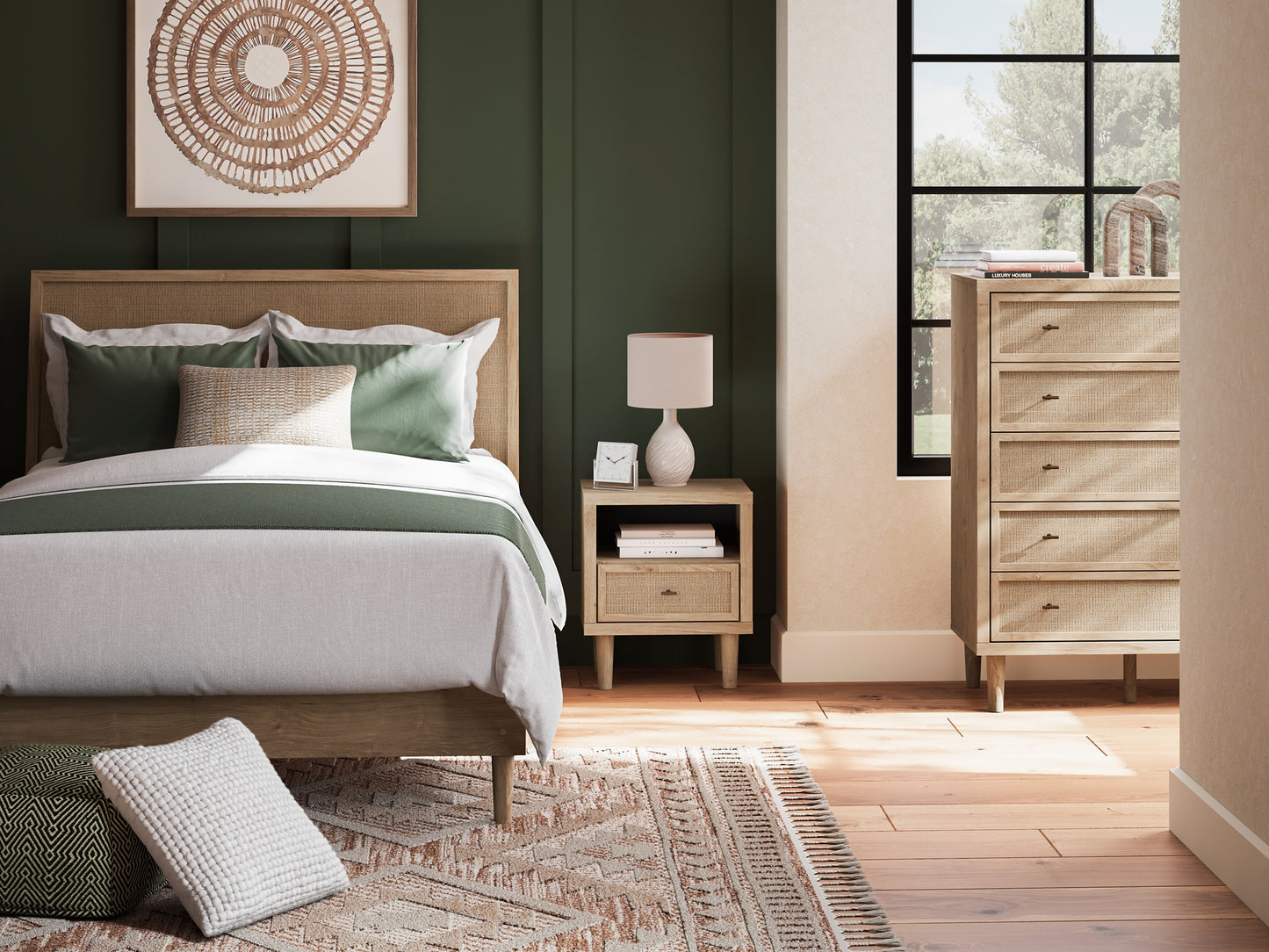 Ashley Express - Cama con paneles Cielden