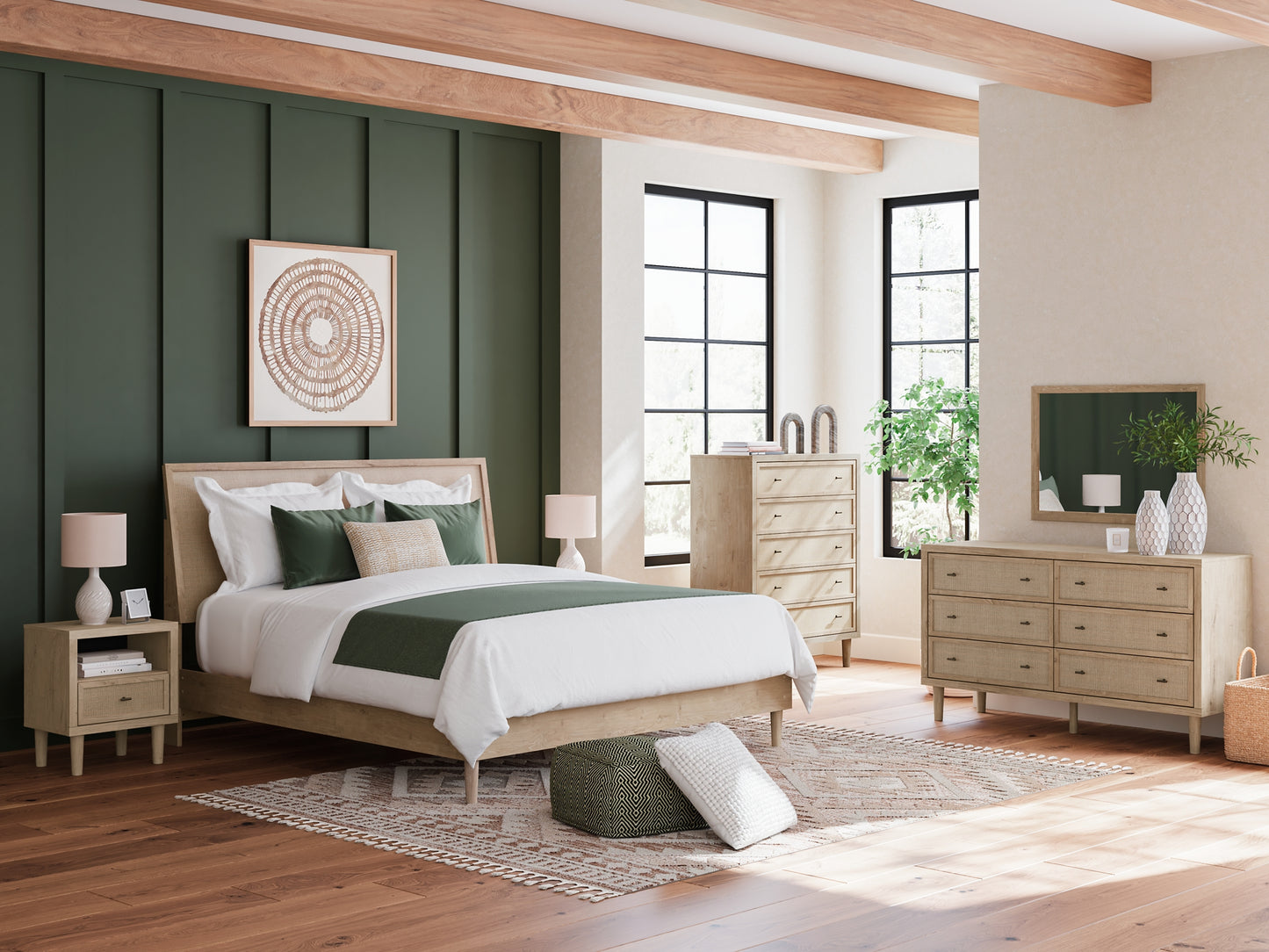 Ashley Express - Cama con paneles Cielden