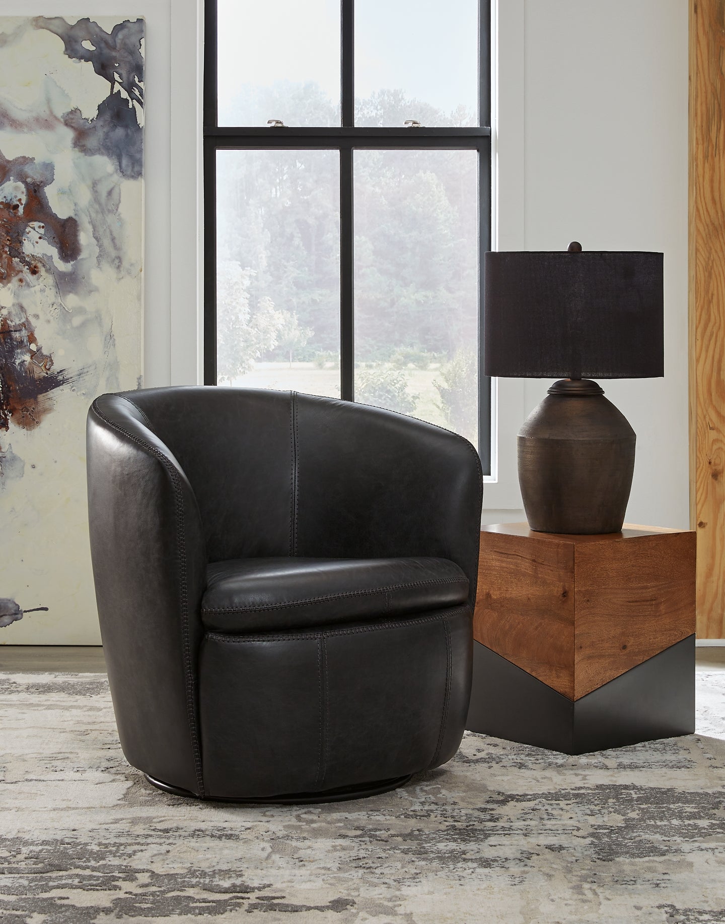 Ashley Express - Silla giratoria decorativa Kierreys