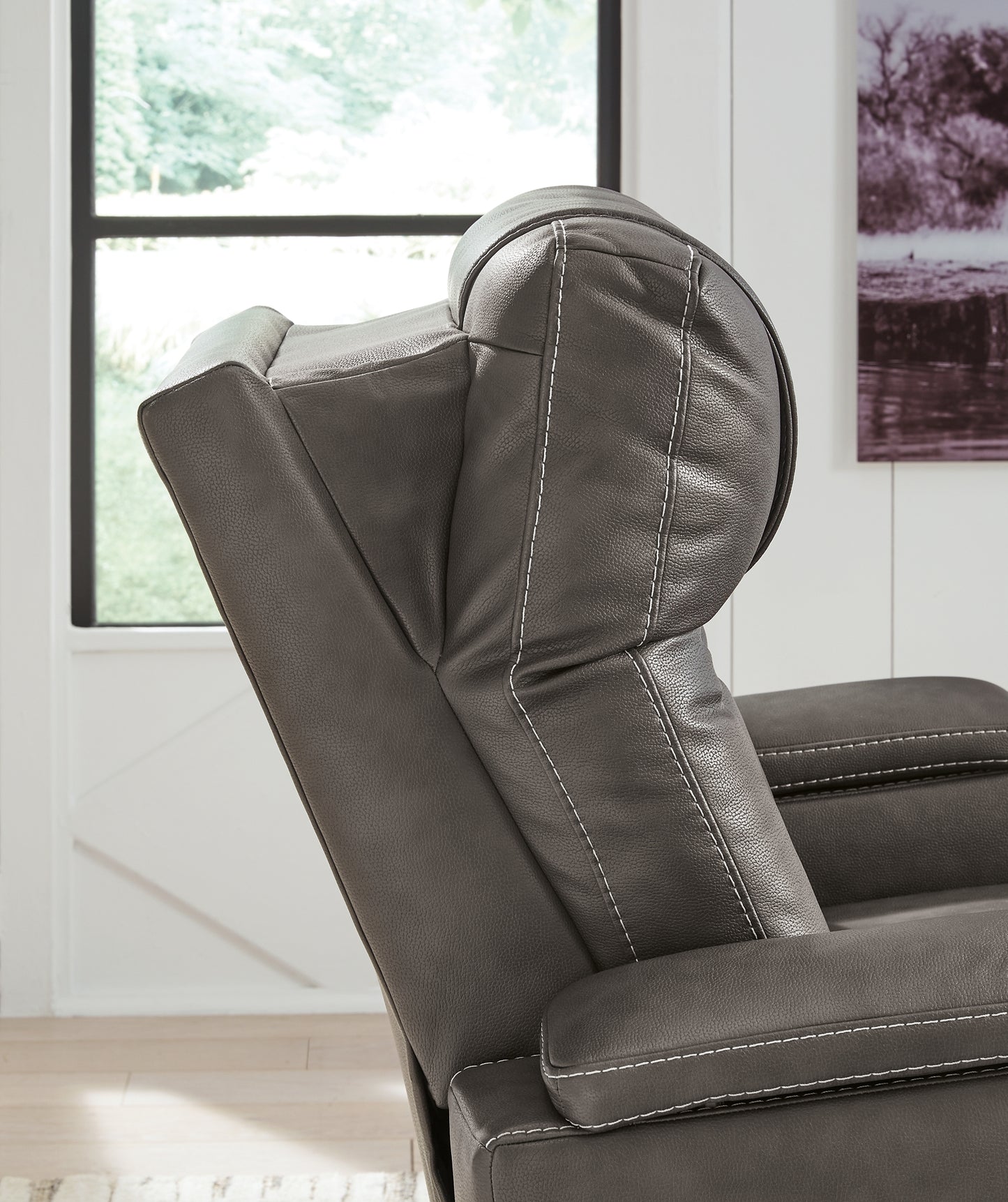 Sillón reclinable eléctrico Feazada/reposacabezas ajustable