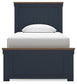 Ashley Express - Cama con paneles Landocken