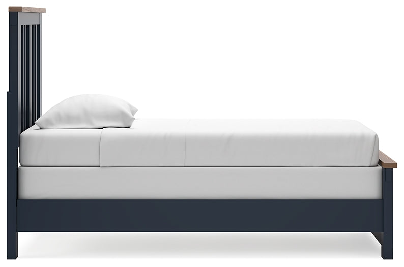 Ashley Express - Cama con paneles Landocken
