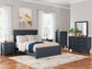 Ashley Express - Cama con paneles Landocken