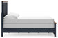 Ashley Express - Cama con paneles Landocken