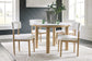 Ashley Express - Mesa de comedor Sawdyn y 4 sillas