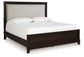 Ashley Express - Cama Queen Neymorton con paneles tapizados