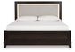 Ashley Express - Cama Queen Neymorton con paneles tapizados
