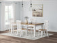 Mesa de comedor Ashbryn y 4 sillas