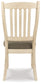 Ashley Express - Silla auxiliar UPH de comedor Bolanburg (2 unidades)