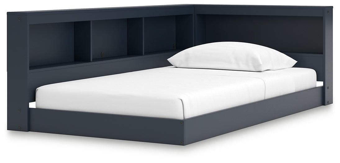 Ashley Express - Cama con almacenaje y librería Simmenfort
