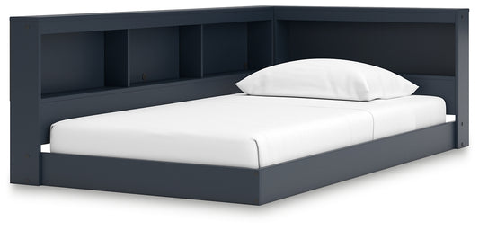 Ashley Express - Cama con almacenaje y librería Simmenfort