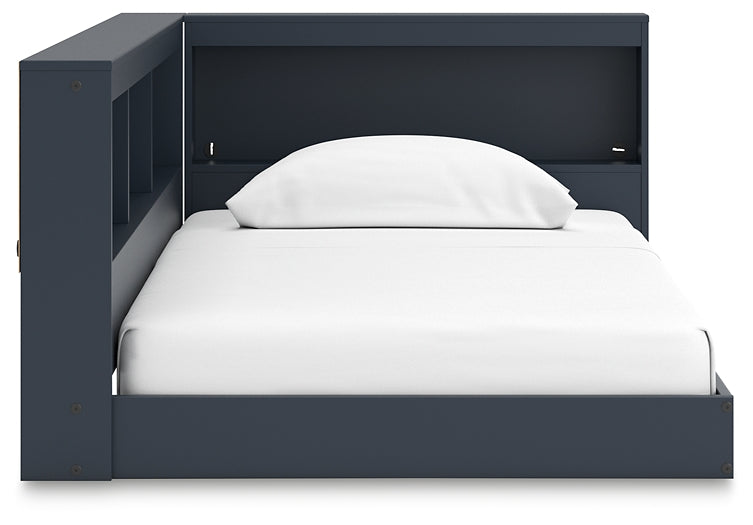 Ashley Express - Cama con almacenaje y librería Simmenfort