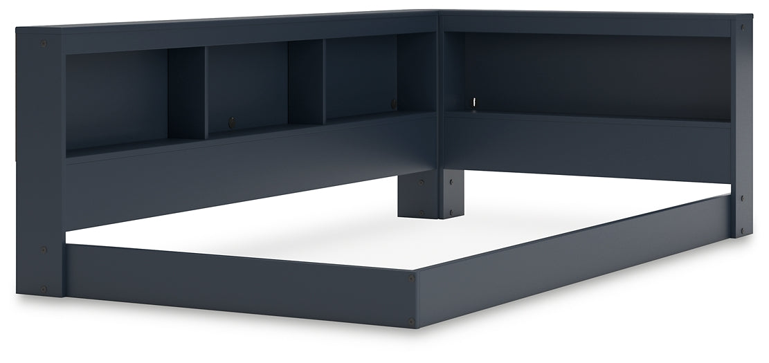 Ashley Express - Cama con almacenaje y librería Simmenfort