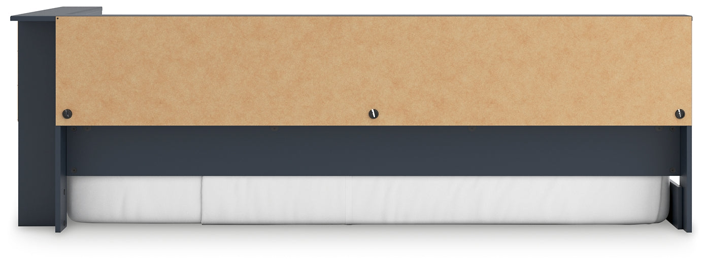 Ashley Express - Cama con almacenaje y librería Simmenfort