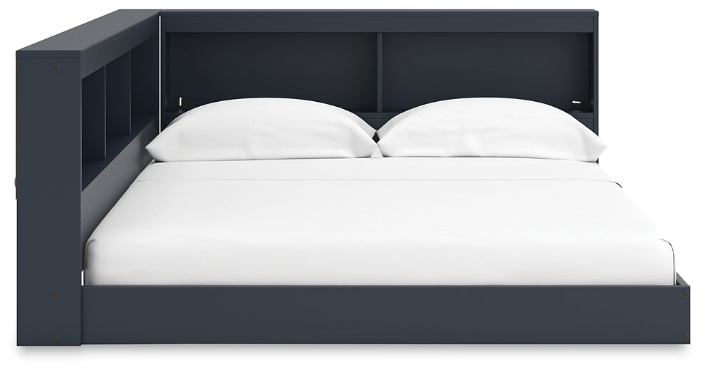 Ashley Express - Cama con almacenaje y librería Simmenfort