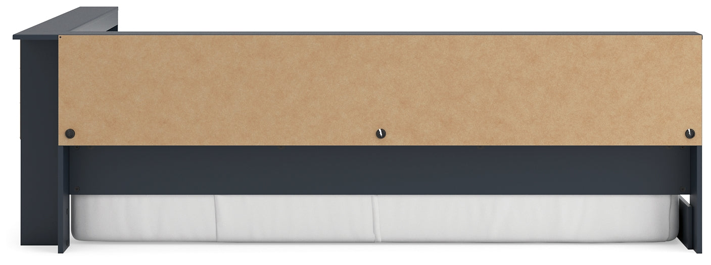 Ashley Express - Cama con almacenaje y librería Simmenfort
