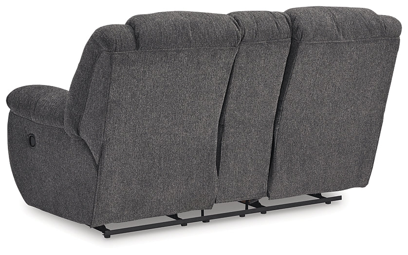 Loveseat doble recreativo Foreside con consola
