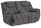 Loveseat doble recreativo Foreside con consola