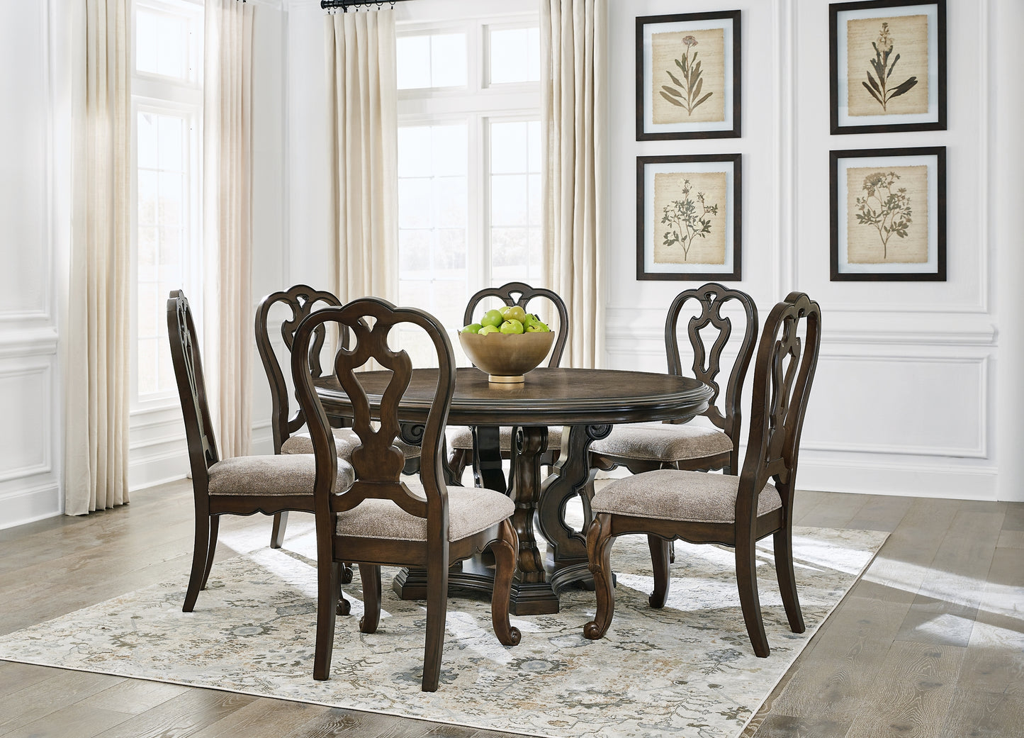 Mesa de comedor Maylee y 6 sillas