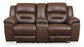 Sofá de dos plazas Stoneland con consola