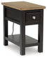 Ashley Express - Mesa auxiliar con silla Drazmine